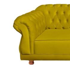 Imagem de Sofá Chesterfield Elisabeth 2,30 - Suede Amarelo  / Sala De Estar, Rec