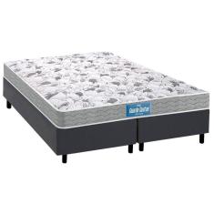 Imagem de Cama Box King: Colchão Espuma D45 Probel Anatômico Guarda Costas Próextreme + Base CRC Suede Gray (193x203)