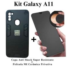Imagem de Kit 2 em 1 Capa Anti Shock Resistente + Película Fosca Privativa para 