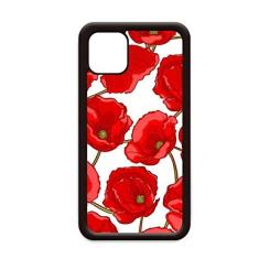 Imagem de Capa Red Flowers Corn Bespread para iPhone 11 Pro Max para Apple Mobile Case Shell