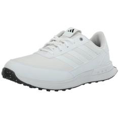 Imagem de adidas Tênis de golfe masculino S2G Spikeless 24, Calçado branco/preto, 41