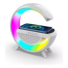 Imagem de Caixa de Som Luminária G Speaker Bluetooth Branco