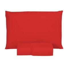 Imagem de Kit Jogo Lençol Cama Box Solteiro 400 Fios Aveludado 02 Peças 30CM Alt