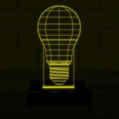 Imagem de Luminária Led 3D Lâmpada Abajur 4