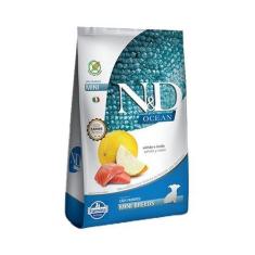 Imagem de Ração N&D Ocean Para Cães Filhotes De Porte Mini Sabor Salmão E Melão