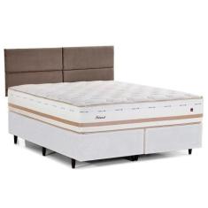 Imagem de Cama Box Com Cabeceira King Herval Irland, Com Molas Maxspring, 72X193