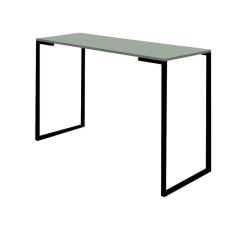 Imagem de Mesa Escrivaninha Mesa de Estudos Stan Home Office Ferro Preto MDF Verde Oliva - Ahz Móveis