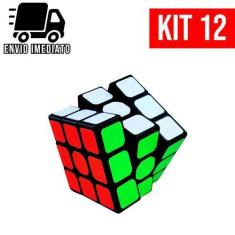 Imagem de Kit 12 Cubo Mágico 5x5 Grande Brinquedo Quebra Cabeça Infantil Interat