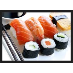 Imagem de Quadro Decorativo Gourmet Sushi Culinária Japonesa Cozinhas Restaurantes 420