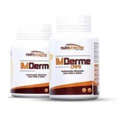 Imagem de Suplemento Alimentar Para Cães E Gatos Imderme Caps 1000 Nutripharme - 45 Comprimidos