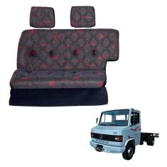 Imagem de Sofá Cama Caminhão Mercedes 710 / 912 / 914 Vermelho - Pampa