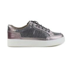Imagem de Tênis Feminino Marina Mello Casual Couro  Onix-Feminino