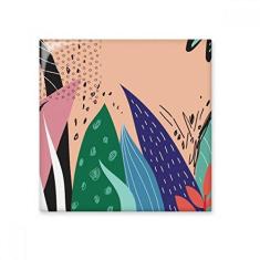 Imagem de Adesivo brilhante de ejo de cerâmica com padrão de arte de plantas abstratas de aloe