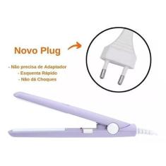 Imagem de Mini Chapinha Com Estojo De Viagem: Praticidade Em Qualquer Lugar - El
