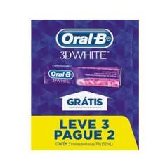 Imagem de Creme Dental Oral-B 3D White - 70g Leve 3 Pague 2