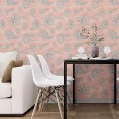 Imagem de Papel De Parede Adesivo Floral N07005 Rolo De 0,58X3,00M