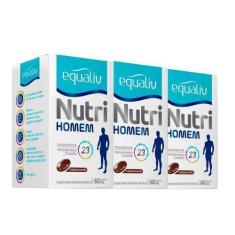 Imagem de Kit 03 Multivitamínico Completo Nutri Homem 60 Cps  Equaliv