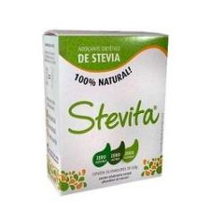 Imagem de Adoçante Stevia Em Pó Stevita 50 Sachês De 0,8g