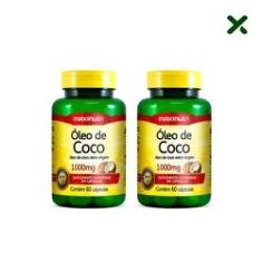 Imagem de Kit 02 Oleo de Coco Extra Virgem 60 Capsulas 1000mg Loja Maxinutri