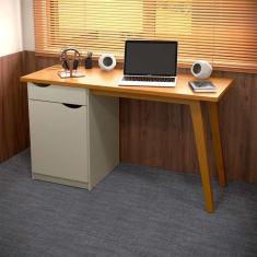 Imagem de escrivaninha prism 1 pt 1 gv off white e cinamomo