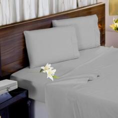 Imagem de Jogo De Cama Lençol Solteiro 2 Pçs 200 Fios Ponto Palito - Callandra