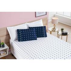 Imagem de Jogo De Cama King Coleção Petit Poá 3Pçs Toque Aveludado - 128,90