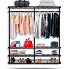 Imagem de Guarda Roupa closet aramado sem portas CLR285 - 1,90m PT