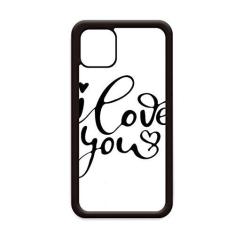 Imagem de Capa I Love You Heart Citação estilo para iPhone 12 Pro Max para Apple Mini Mobile Case Shell