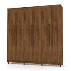 Imagem de Guarda Roupa Casal 6 Portas 218 cm Elegância Imbuia - Pallazio