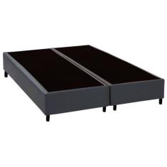 Imagem de Cama Box Base Universal Crc Material Sintético Gray King 193X203 - A C