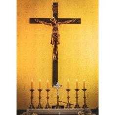 Imagem de 10 Quebra-Cabeça Cognitivo Reabilitação Idosos Arte Sacra