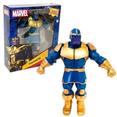 Imagem de Boneco Thanos Articulado Brinquedo Marvel Vingadores 22 cm