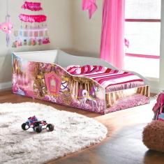 Imagem de Cama Racer Juvenil Carrossel Com Colchão Gabrielli