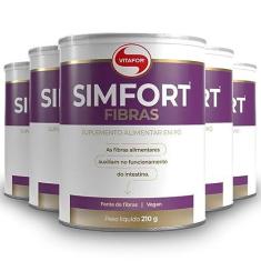 Imagem de Kit 5 Simfort fibras Vitafor 210g