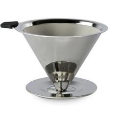 Imagem de Coador de Café Reutilizável Inox Não Precisa Filtro 400ml