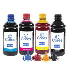 Imagem de Kit 4 Tintas Para Hp Ink Tank 416 |gt51|gt52 500ml Cores