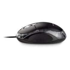 Imagem de Mouse Usb Preto Classic Fio Black Office Multilaser