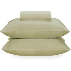 Imagem de Jogo De Cama Karsten Matiza 160 Fios 3 Peças Queen Verde