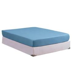 Imagem de Lençol De Cama Casal Revenda Com Elástico Hotel Pousada Cama Box - Nar