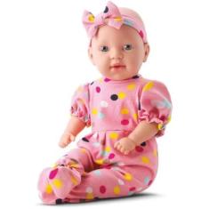 Imagem de Boneca Bebe Interativa Mila fala Frases