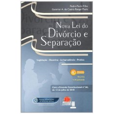 Imagem de Nova Lei do Divórcio e Separação - 4ª Ed. - Paulo Filho, Pedro - 9788577891030