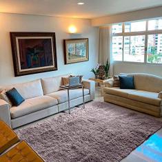 Imagem de Tapete para Sala e Quarto Felpudo Cronos Casa Dona 140x200cm