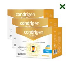 Imagem de Kit 03 Condrigen Artro Colágeno Tipo I E Ii 30 Sachês Sabor Neutro Loja Maxinutri