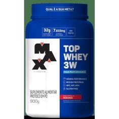 Imagem de Top Whey 3W Whey Protein 900G - Max Titanium Wey Protein