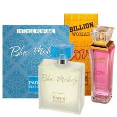 Imagem de Perfume Billion Woman Love + Blue Melody - Paris Elysees 100ml