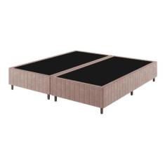 Imagem de Base Box King 25cm x 2,03m x 1,93m Treviso Matelado Rustico rose - Vie