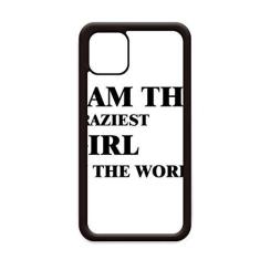 Imagem de Capa I Am The Craziest Girl para iPhone 12 Pro Max para Apple Mini Mobile Case Shell
