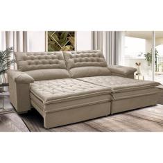 Imagem de Sofá Retrátil E Reclinável 2,12M Molas Ensacadas Cama Inbox Alemanha D