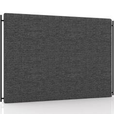 Imagem de Cabeceira Cama Box Casal 140cm Estofada Goya P05 Linho Cinza Escuro - Lyam Decor