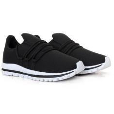 Imagem de Tênis Masculino Com Cadarço Lig Shoes, Preto, Branco1, 37